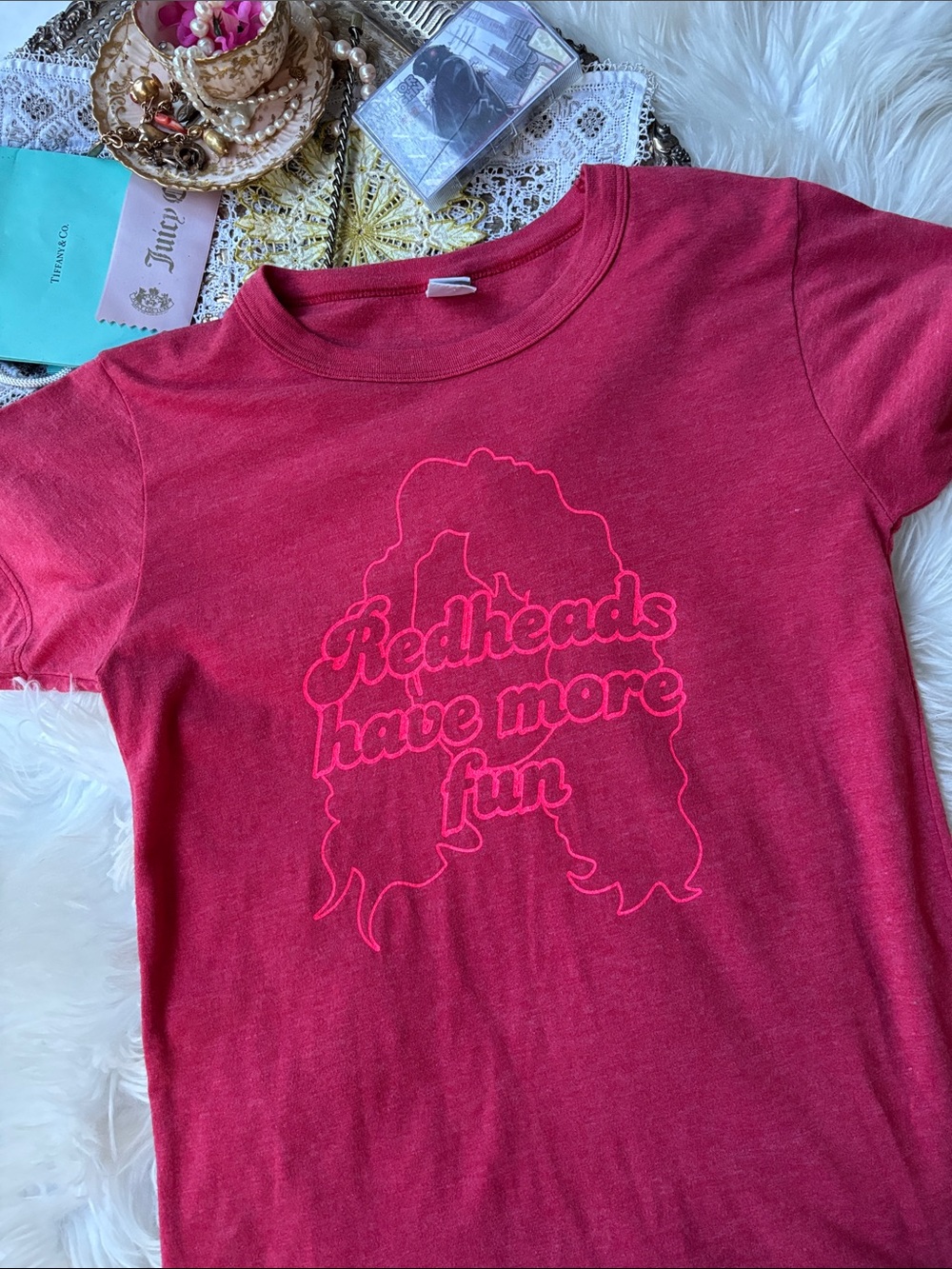 Vintage Y2K Urban Outfitters Redheads Have More Fun T-shirt Tee Graphic Novelty